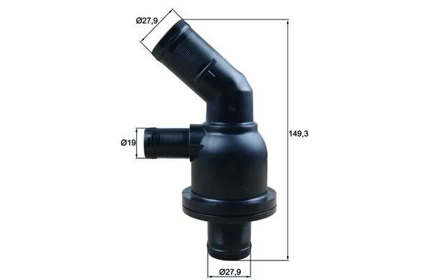 Termostat  Smart Fortwo Cabrio (11.2015->)  MAHLE TH 55 87