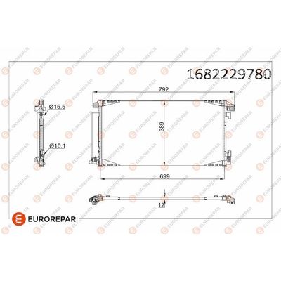 Klima Radyatörü  EUROREPAR 1682229780