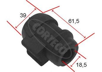 Viraj Demir Lastiği Arka CORTECO 80001465  7700784171 77 00 784 171