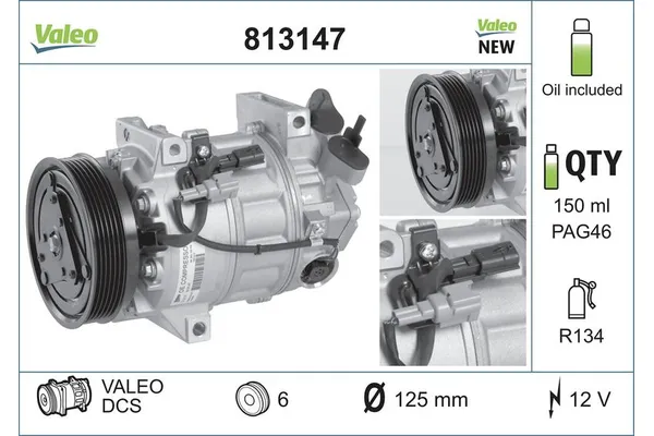 Klima Kompresörü  VALEO 813147