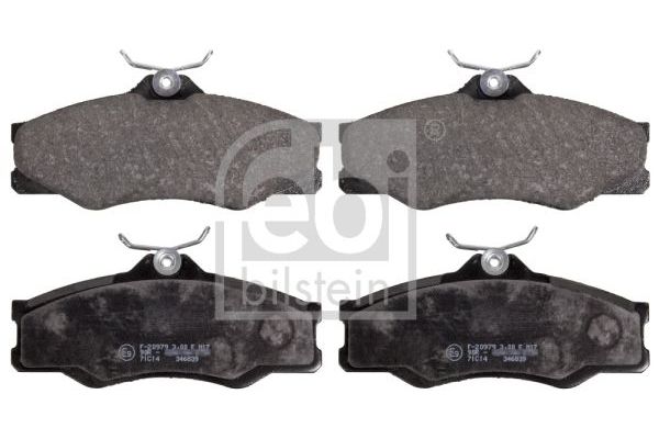 Fren Disk Balata Ön Volkswagen Typ 2 T3 Transporter Kamyonet Çift Kabin (01.1979->2012)  FEBI BILSTEIN 16298