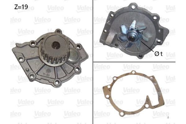 Devirdaim Su Pompası  Volvo C70 Cabriolet (12.2005->)  VALEO 506854