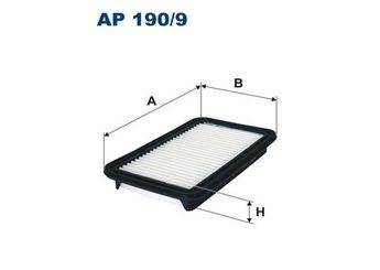 Hava Filtresi  FILTRON AP 190/9  1378063J00 1370063J00000 13700-63J00-000 13780-63J00 1378063J00000 13780-63J00-000