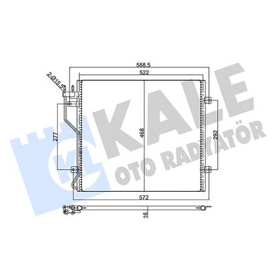 Klima Radyatörü  KALE 354035