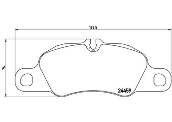 Fren Disk Balata Ön BREMBO P 65 019  99735193803 99735193107 99735193109 99735193805 99735193820