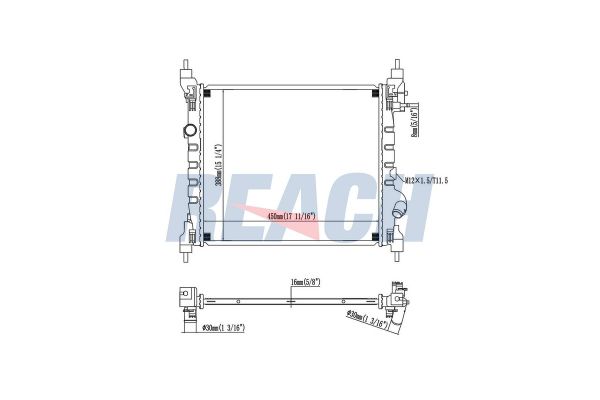 Su Radyatörü  Chevrolet Spark (2009->)  MANDO HC253102E500