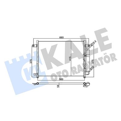Klima Radyatörü  Chevrolet Kalos (2005->)  KALE 350550
