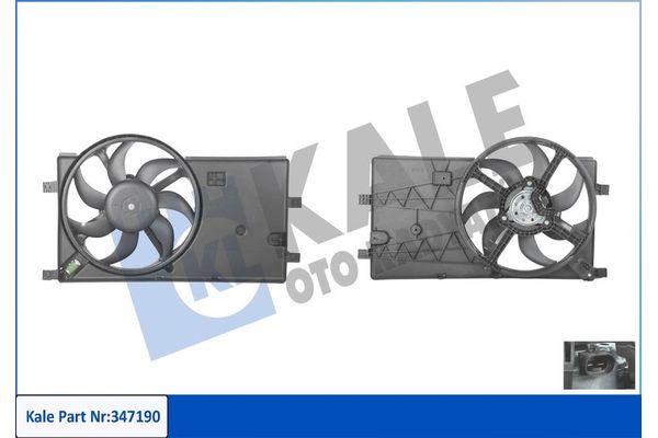 Radyatör Fan ve Motoru  KALE 347190
