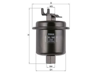 Yakıt Filtresi  MAHLE KL 185  16010ST5931 25176324 16010S01A30 16010S01A31 16010S01A32 16010ST5932 16010ST5933 16010ST5E00 16010ST5E01 16010ST5E02 WJN101580EVA