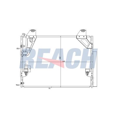 Klima Radyatörü  Toyota Hilux (KUN)(2005->)  DELPHI CF20631