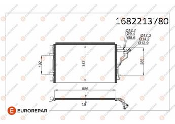Klima Radyatörü  EUROREPAR 1682213780  1682213780 976063X600 976063X601