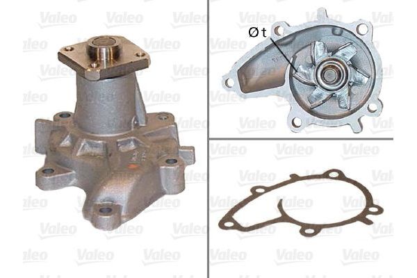Devirdaim Su Pompası  Nissan 200 SX (S13)(09.1988->)  VALEO 506429