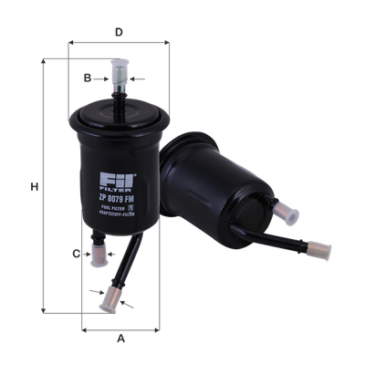 Yakıt Filtresi  Kia Rio (BC)(2000->)  FIL FILTRE ZP 8079 FM