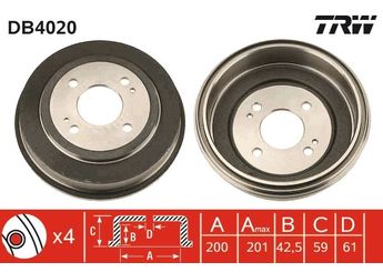 Kampana Arka Sağ ve Sol FRENBU 15701  42610SR3000 42610SE0000 42610-SE0-000 42610SE0010 42610-SE0-010 42610SEO010 42610-SEO-010 42610SR1000 42610-SR1-000 42610-SR3-000