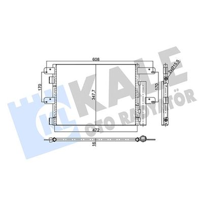 Klima Radyatörü  KALE 350340