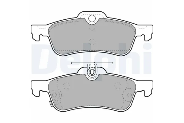 Fren Disk Balata Arka Toyota Yaris (KSP9/SCP9/NLP9)(2006->)  DELPHI LP2007