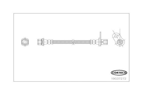 Fren Hortumu Arka Sağ veya Sol BRAXIS AH1096