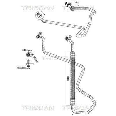 Klima Hortumu  Peugeot 2008 (03.2013->)  PSA ORJINAL 9823897180