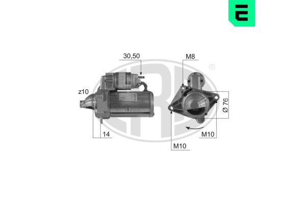 Marş Dinamosu  Opel Movano B Midibüs/Otobüs (2014->)  ERA 220453A