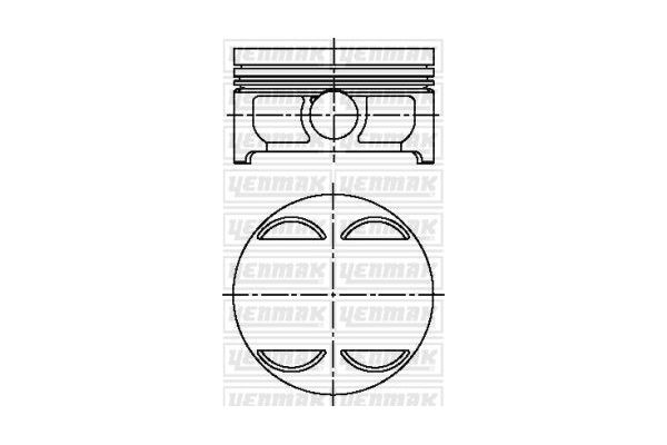 Piston (92.50MM-STD)  NÜRAL 87-70206-050