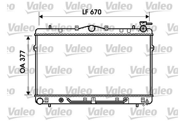 Su Radyatörü  Hyundai Lantra S.Wagon (RD)(1996->)  VALEO 734258
