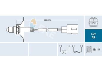 Oksijen (Lambda) Sensörü  FAE 75620  8946774010 89467-74010