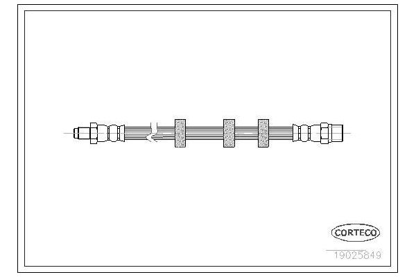 Fren Hortumu Arka Sağ veya Sol Volvo S90 Sedan (12.1996->)  CORTECO 19025849