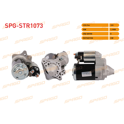 Marş Dinamosu  Renault Clio III (08.2005->)  SPAGO STR1073