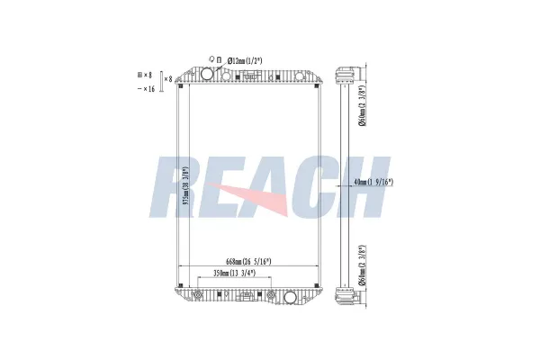 Su Radyatörü  ORİS BOP146026