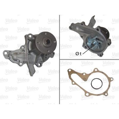 Devirdaim Su Pompası  Toyota Corolla Combi SW (E11)(1997->)  VALEO 506653