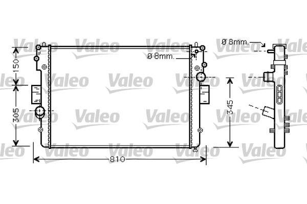 Su Radyatörü  Iveco Daily Kombi (1999->)  VALEO 734448