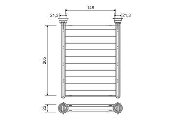 Kalorifer Radyatörü  VALEO 811654  271401FC0A 27140-1FC0A