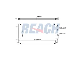 Klima Radyatörü  VEKA 43-3601  10108310
