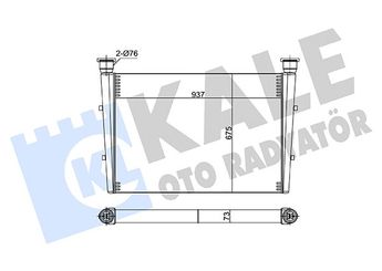 Turbo Radyatörü  KALE 237500  16N0038066AA