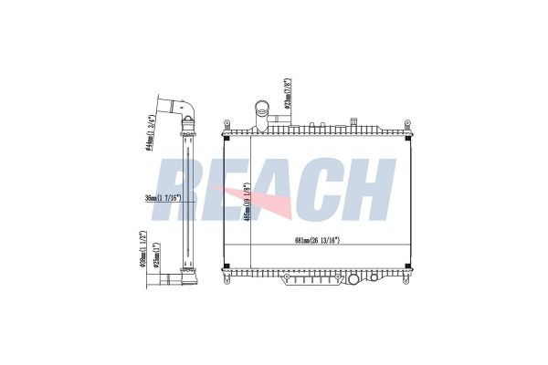 Su Radyatörü  Land Rover Range Rover Sport (01.2005->)  VEKA 16-2821B