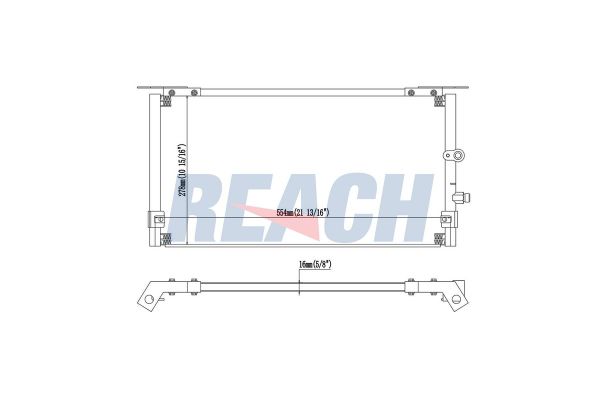 Klima Radyatörü  Toyota Hilux (N85/145/150)(1989->)  KRAFTVOLL 08060188