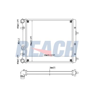 Su Radyatörü  Volkswagen Fox (5Z1)(04.2005->2011)  VEKA 16-2148B