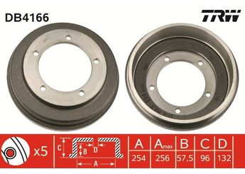 Kampana Arka Sağ veya Sol WALBURG WDR1002  92VB1126AA 6464214 82VB1126AA 82VB-1126-AA 92VB-1126-AA
