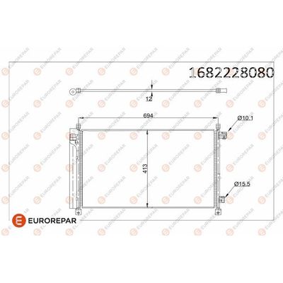 Klima Radyatörü  Nissan X-Trail (T32)(04.2014->)  EUROREPAR 1682228080