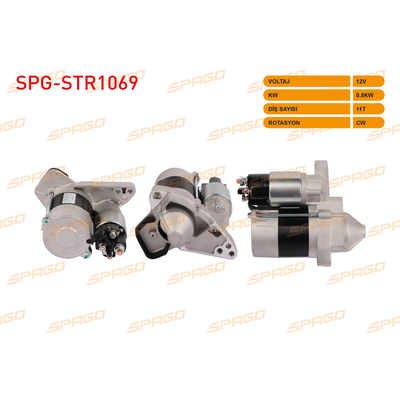 Marş Dinamosu  Renault Clio IV (2012->)  SPAGO STR1069