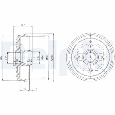 Kampana Arka Sağ veya Sol Daewoo Matiz (1997->)  DELPHI BF400