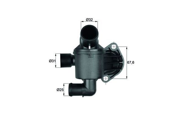 Termostat Gövdesi  MAHLE TI 35 87