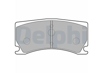 Fren Disk Balata Ön veya Arka DELPHI LP2217   C2P15994