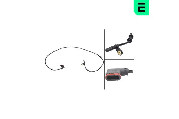 Abs Sensörü Arka Sol OPTIMAL 06-S105