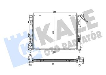 Su Radyatörü  KALE 357230  16400 214105FA0B 214106666R 866000326