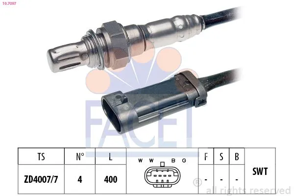 Oksijen (Lambda) Sensörü  Opel Vivaro P.Van / Minibüs (07.2006->)  SAGEM 11213