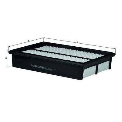 Hava Filtresi  Mazda 3 Sedan (BK)(06.2003->)  MAHLE LX 1688