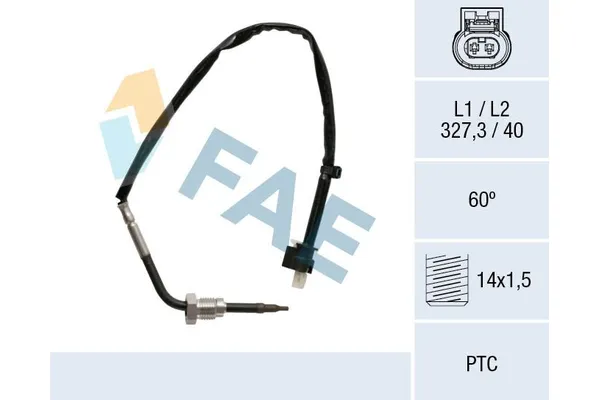 Egzoz Sıcaklık Sensörü  Mercedes SLK -Serisi Roadster (BM 172)(12.2010->)  ZEGEN ZEGT1009