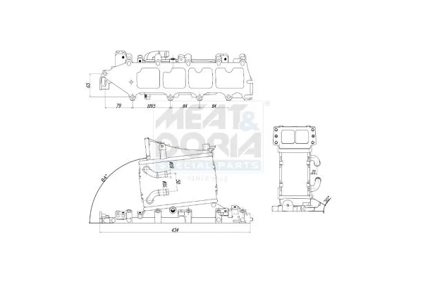 Turbo Radyatörü  Audi A3 Sportback (8VA)(09.2012->)  MAHER 37070