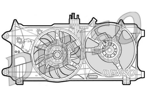 Radyatör Fan ve Motoru  DENSO DER09026